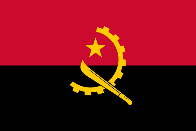Angola T&uuml;rk konsoloslukları ve vek&acirc;letname rehberi i&ccedil;in Angola bayrağı
