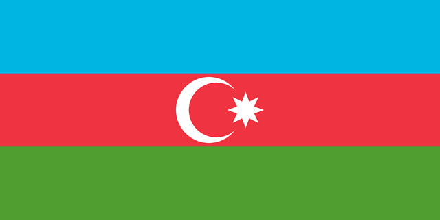 Azerbaycan T&uuml;rk konsoloslukları ve vek&acirc;letname rehberi i&ccedil;in Azerbaycan bayrağı