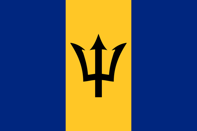 Barbados Türk Konsoloslukları ve Vekâletname Rehberi Görseli Barbados Türk konsoloslukları ve vekâletname rehberi için Barbados bayrağı
