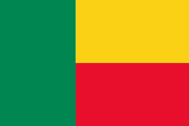 Benin T&uuml;rk konsoloslukları ve vek&acirc;letname rehberi i&ccedil;in Benin bayrağı