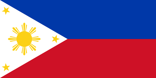 Filipinler T&uuml;rk konsoloslukları ve vek&acirc;letname rehberi i&ccedil;in Filipinler bayrağı