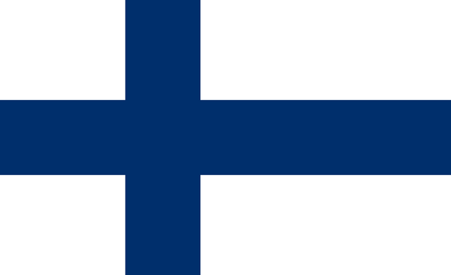 Finlandiya T&uuml;rk konsoloslukları ve vek&acirc;letname rehberi i&ccedil;in Finlandiya bayrağı