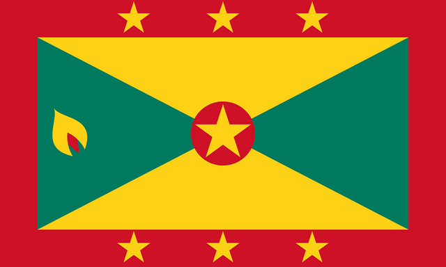 Grenada T&uuml;rk konsoloslukları ve vek&acirc;letname rehberi i&ccedil;in Grenada bayrağı