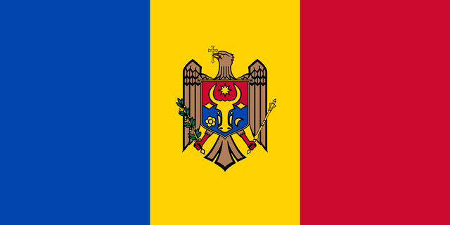 Moldova T&uuml;rk konsoloslukları ve vek&acirc;letname rehberi i&ccedil;in Moldova bayrağı