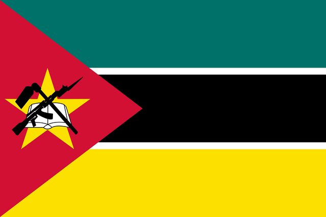 Mozambik T&uuml;rk konsoloslukları ve vek&acirc;letname rehberi i&ccedil;in Mozambik bayrağı
