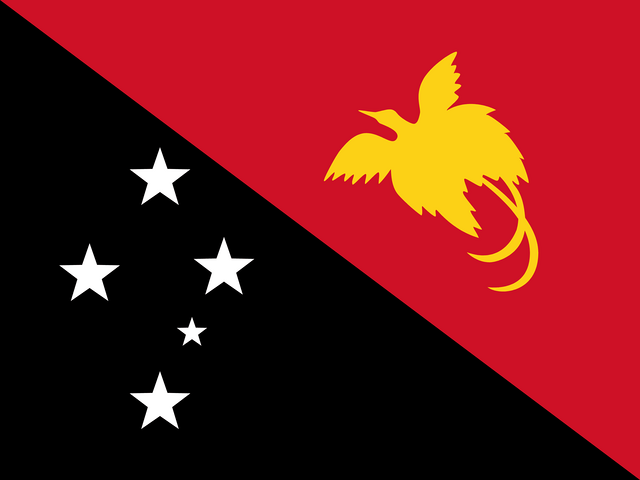 Papua Yeni Gine Türk Konsoloslukları ve Vekâletname Rehberi Görseli Papua Yeni Gine Türk konsoloslukları ve vekâletname rehberi için Papua Yeni Gine bayrağı