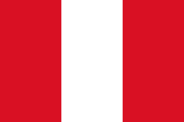 Peru T&uuml;rk konsoloslukları ve vek&acirc;letname rehberi i&ccedil;in Peru bayrağı