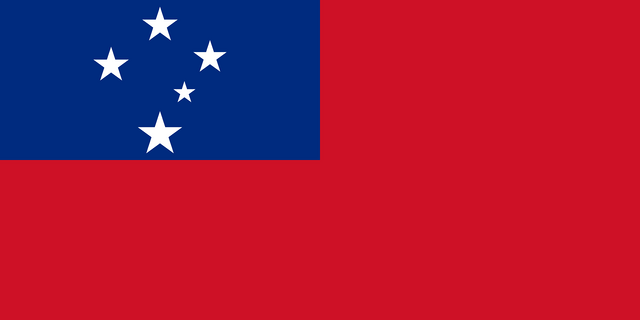 Samoa T&uuml;rk konsoloslukları ve vek&acirc;letname rehberi i&ccedil;in Samoa bayrağı