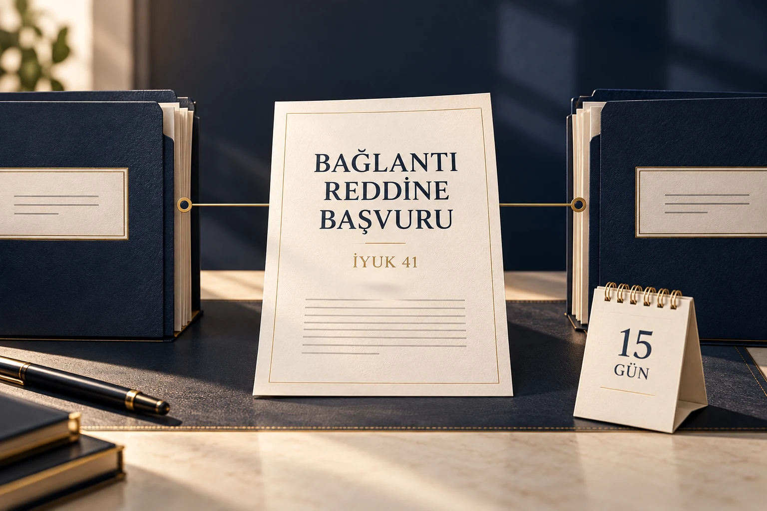İYUK 41 bağlantı reddine başvuru i&ccedil;in iki dava dosyası ve 15 g&uuml;nl&uuml;k başvuru takvimi