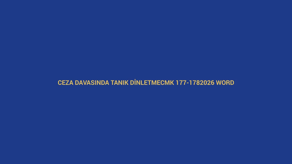 Belirleyici tanığa soru sorulamaması AYM 2023/43037 CMK 201 210