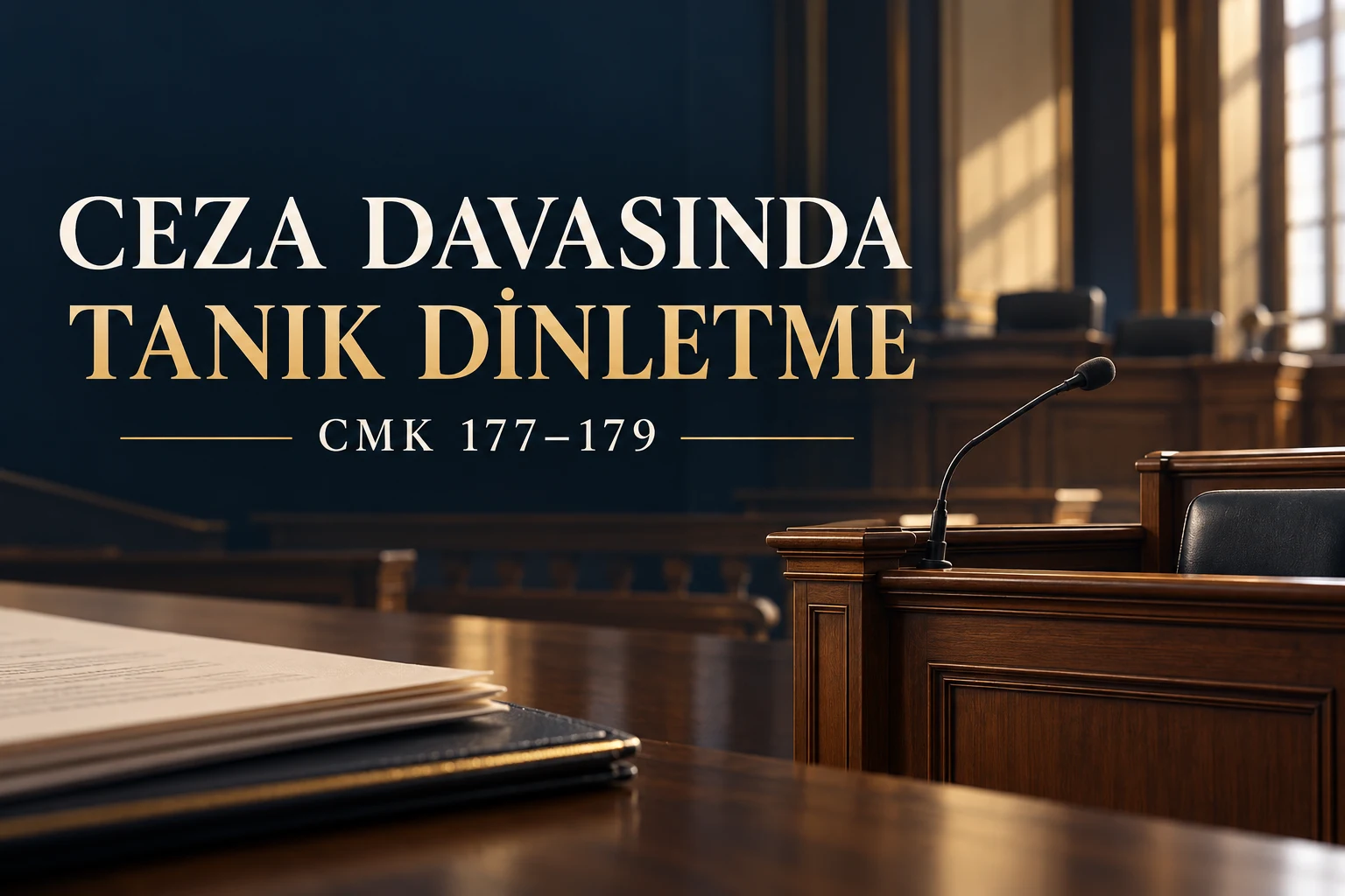 Ceza davasında tanık dinletme ve CMK 177&ndash;179 &ccedil;ağrı usul&uuml;