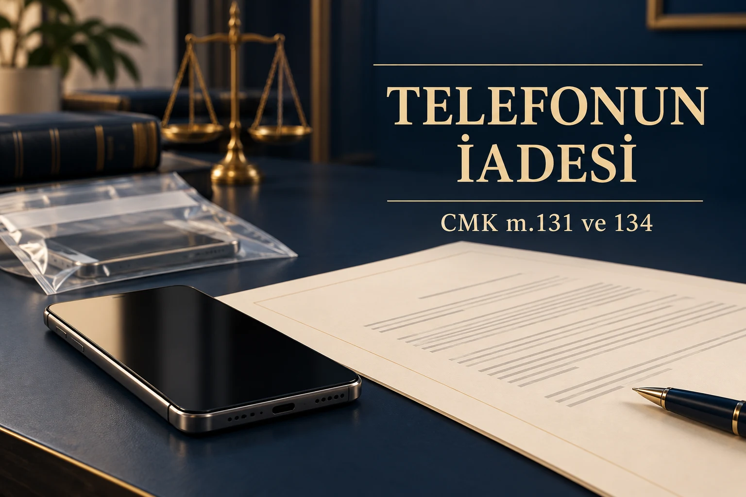 Dijital inceleme sonrası telefonun CMK 131 ve 134 kapsamında iadesi