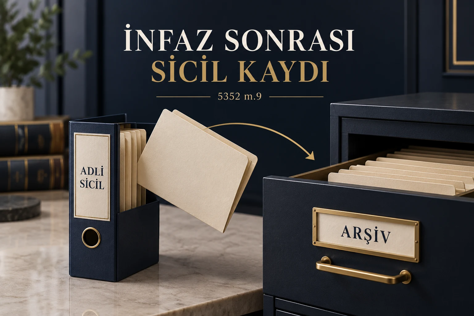 5352 madde 9 uyarınca infazı tamamlanan sicil kaydının arşive aktarılması