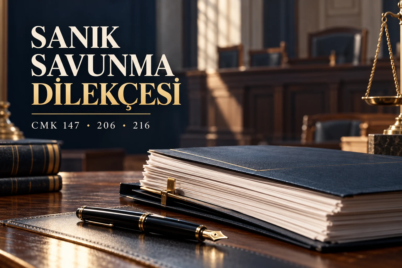 Sanık savunma dilek&ccedil;esi: CMK 147, 206 ve 216