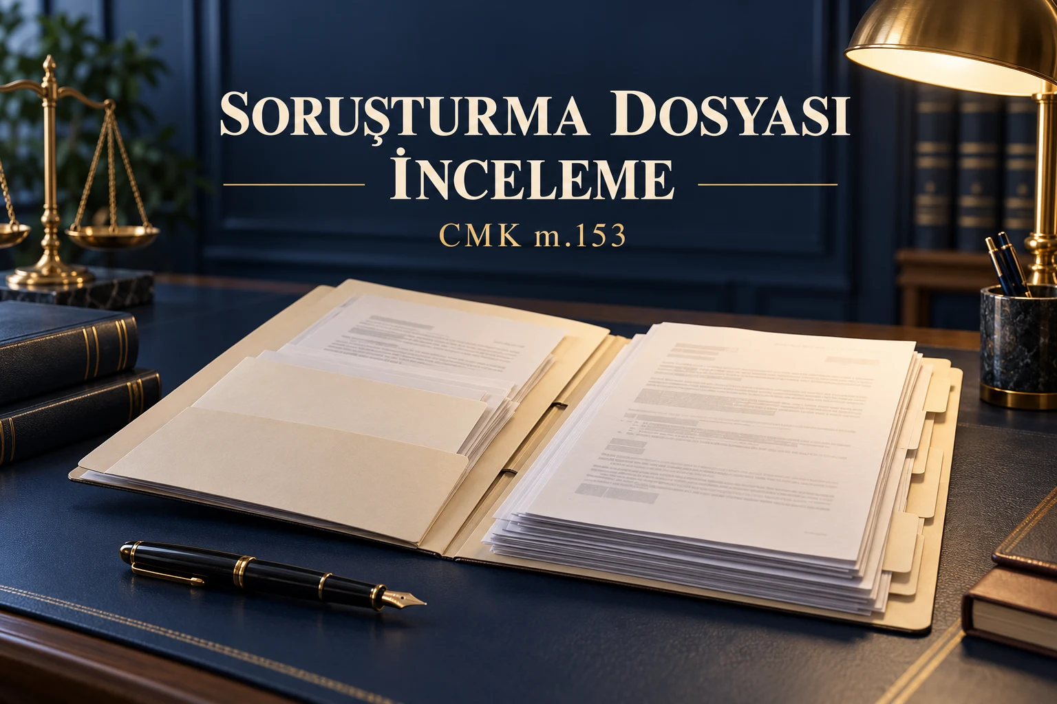 CMK 153 kapsamında m&uuml;dafiin soruşturma dosyasını inceleme ve belge &ouml;rneği alma talebi