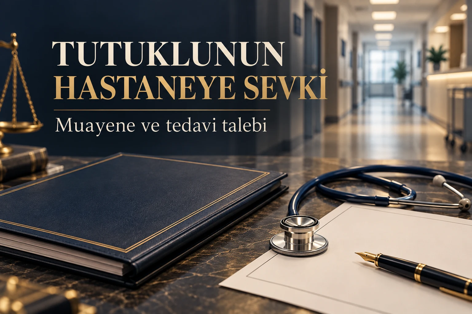 Tutuklunun hastaneye sevki i&ccedil;in muayene ve tedavi talebi